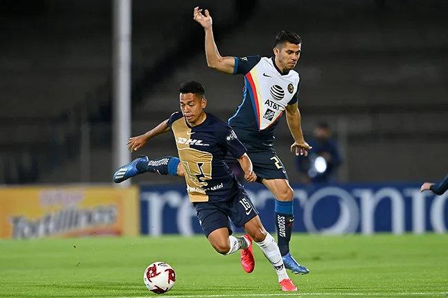 Saucedo, durante un juego de la Copa por México