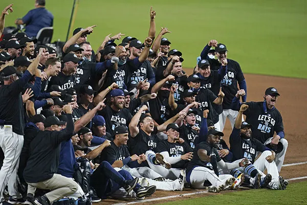 AP El festejo de Tampa Bay tras lograr la victoria