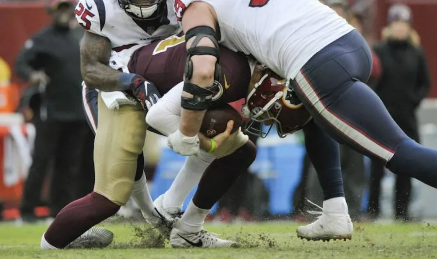 La lesión de Smith en el juego ante Texans en 2018