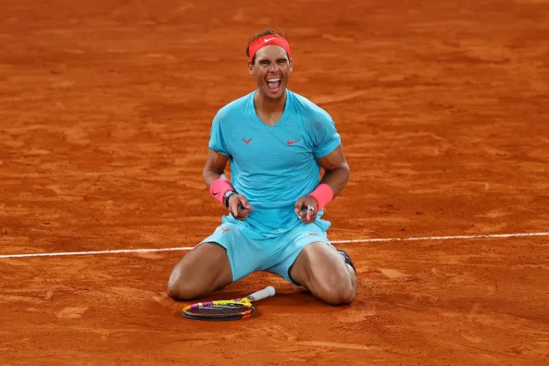 Rafael Nadal en celebración