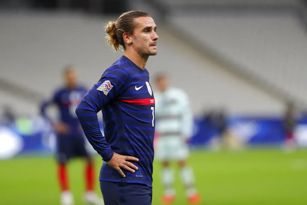 AP Antoine Griezmann con la Selección Francesa ante Portugal