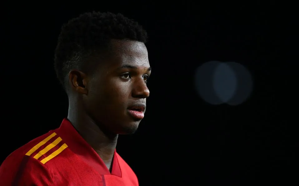 Ansu Fati en partido