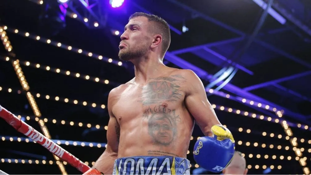 EFE Vasyl Lomachenko en una pelea