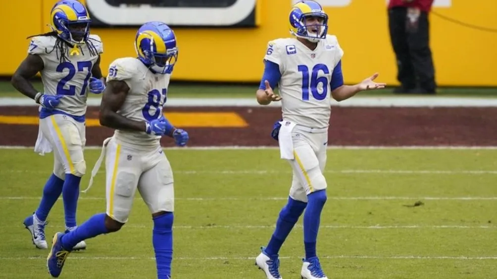 Los Rams durante un partido