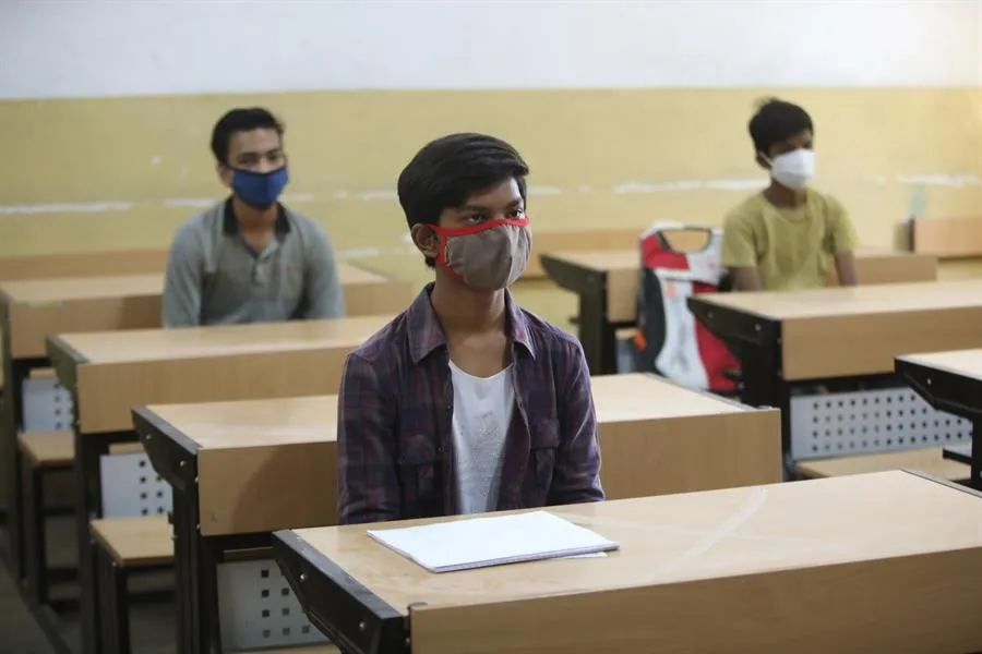 Una escuela en India
