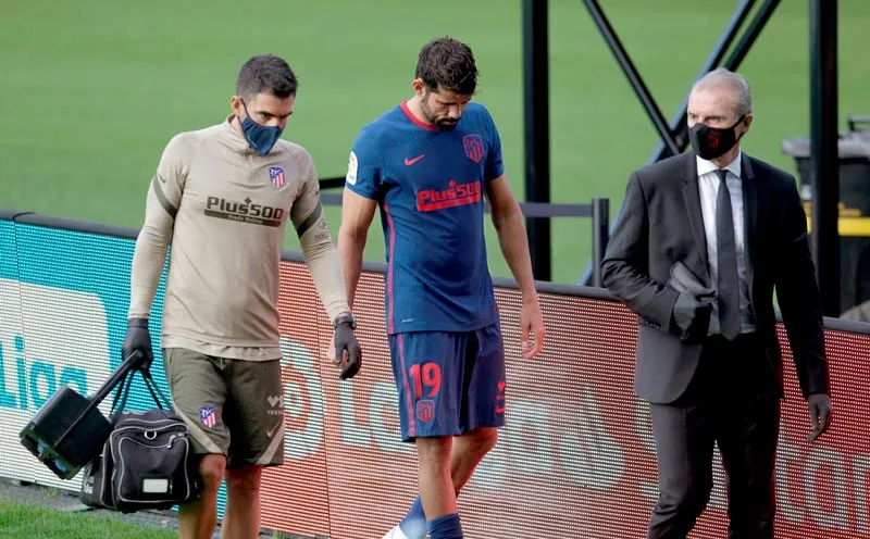 EFE El atacante deja un partido lesionado