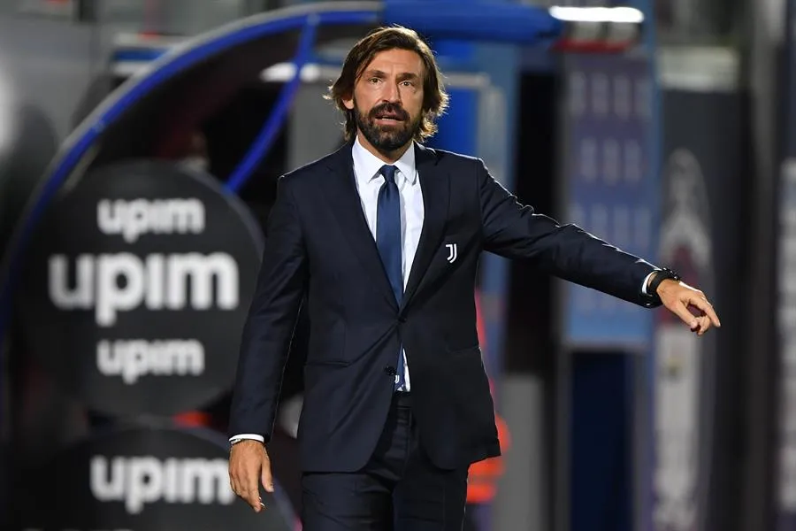 Andrea Pirlo en partido con la Juventus