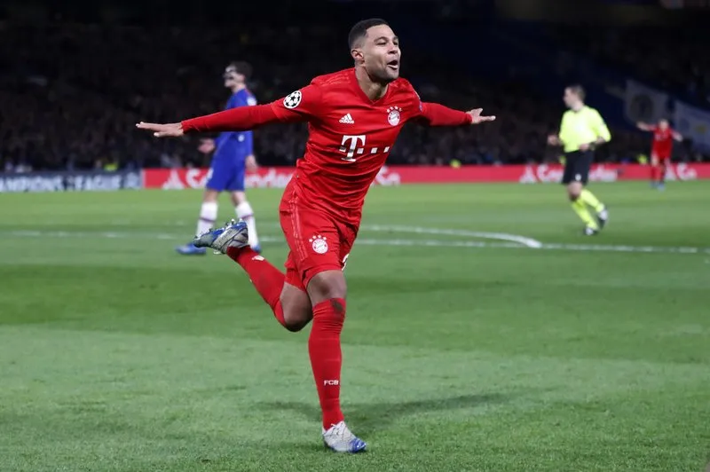 AP Serge Gnabry durante un partido con Bayern Munich