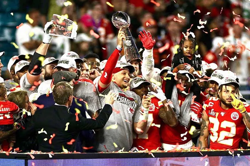 Kansas tras conquistar el Super Bowl