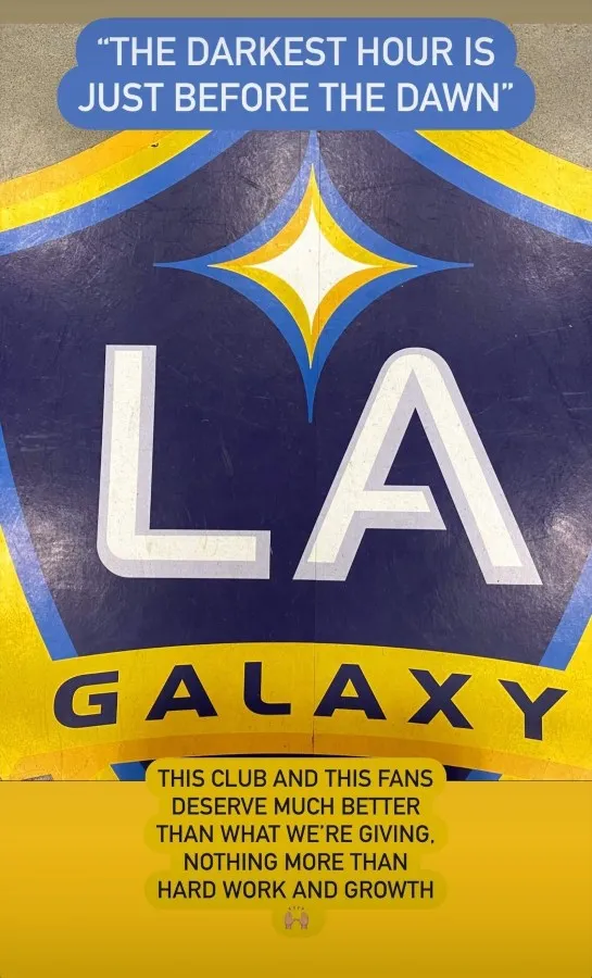 Mensaje que colocó Javier Hernández en sus redes sociales