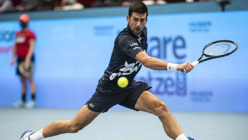 EFE Novak Djokovic en partido