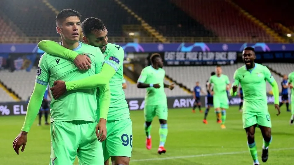 Lazio frente al Brujas en la Champions
