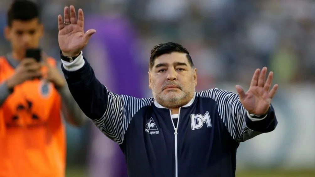 EFE Maradona con Gimnasia