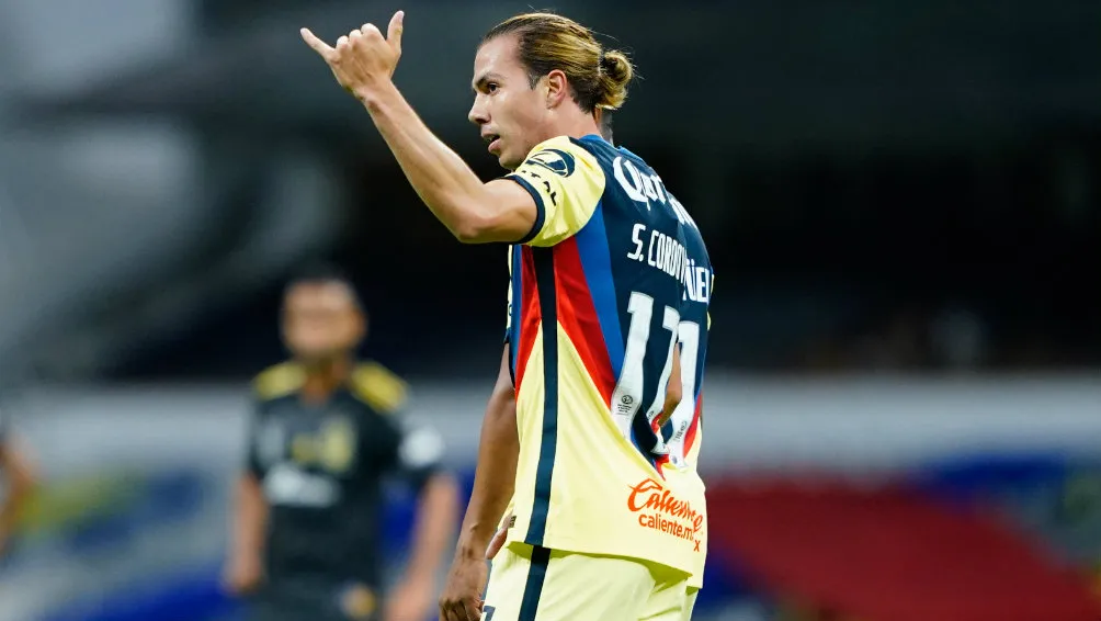 IMAGO7 Sebastián Córdova en festejo con América