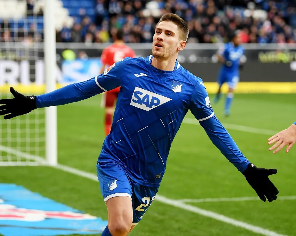 ESPECIAL Andrej Kramaric celebrando un gol con el Hoffenheim