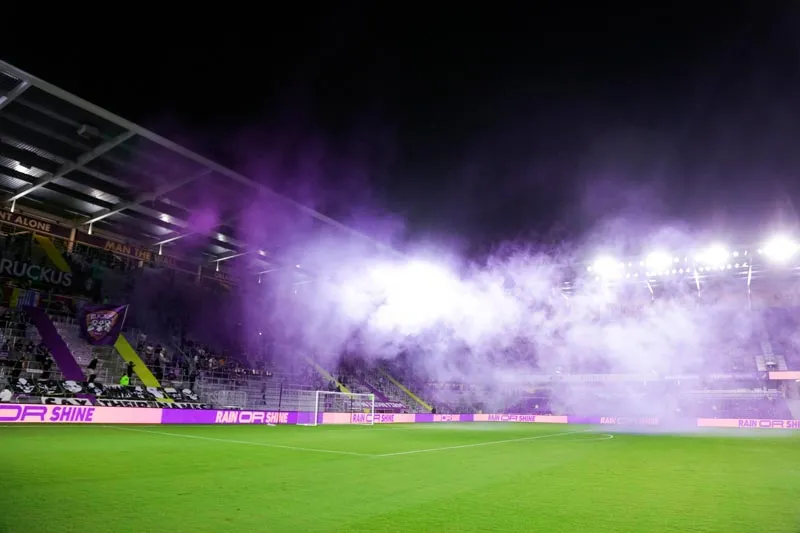 El estadio del Orlando City, previo a un partido
