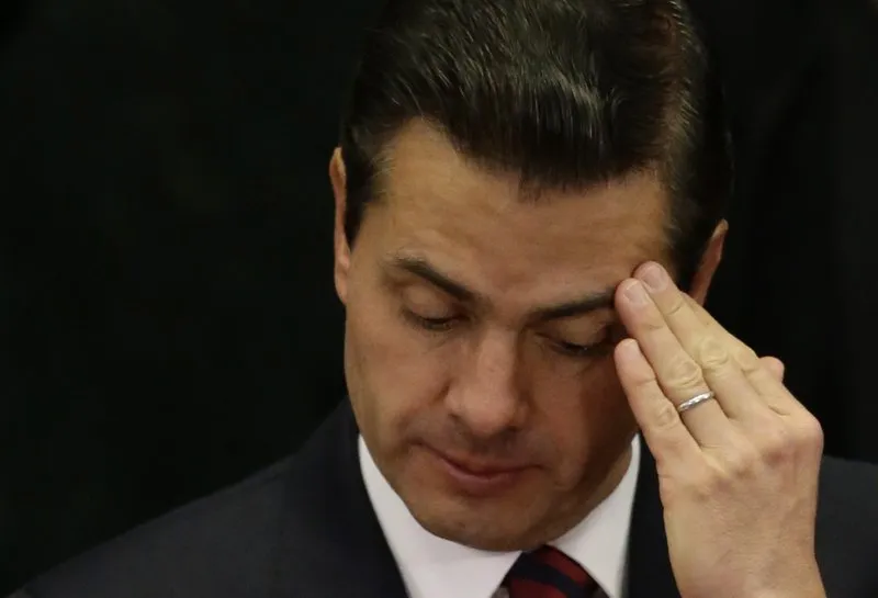 Peña Nieto, durante una conferencia