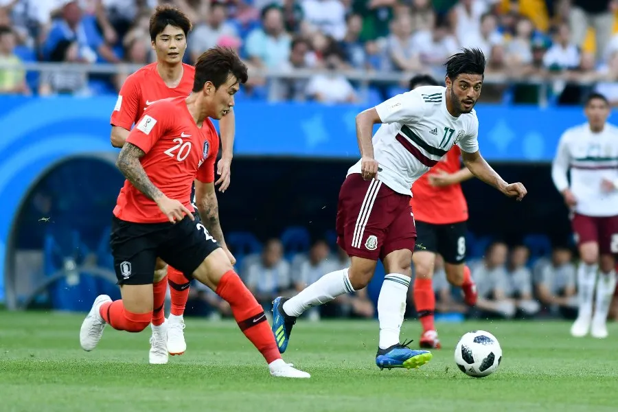 Carlos Vela en el Mundial de Rusia ante Corea del Sur