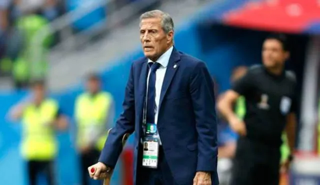 EFE Óscar Washington Tabárez en partido