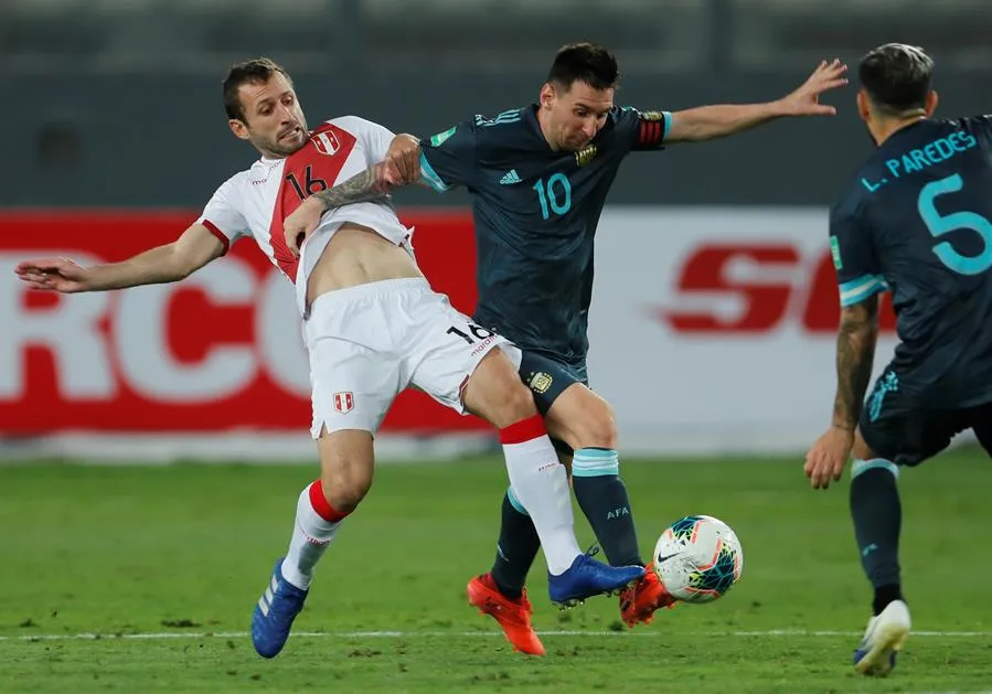 EFE Messi, en juego ante Perú