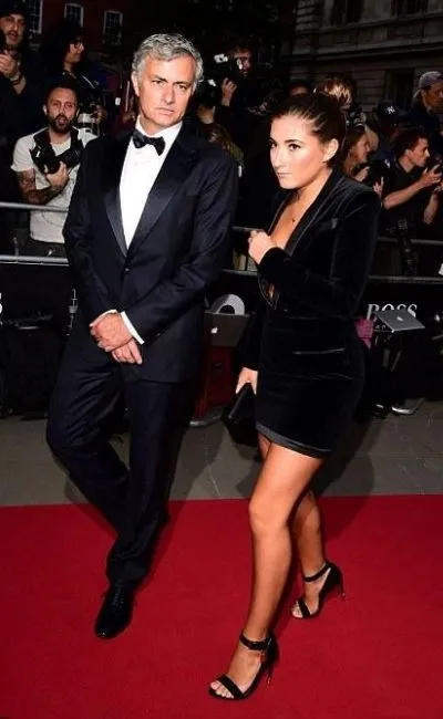 José Mourinho y Matilde en un evento