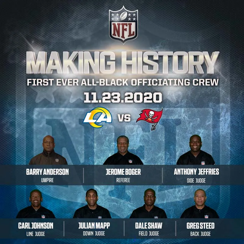 NFL La designación de referees para el duelo