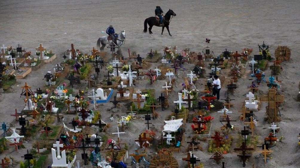 Panteón de Valle de Chalco, una de las zonas más afectadas