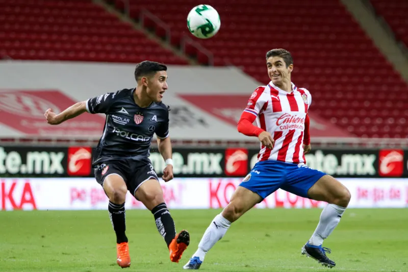 Chivas en partido vs Necaxa