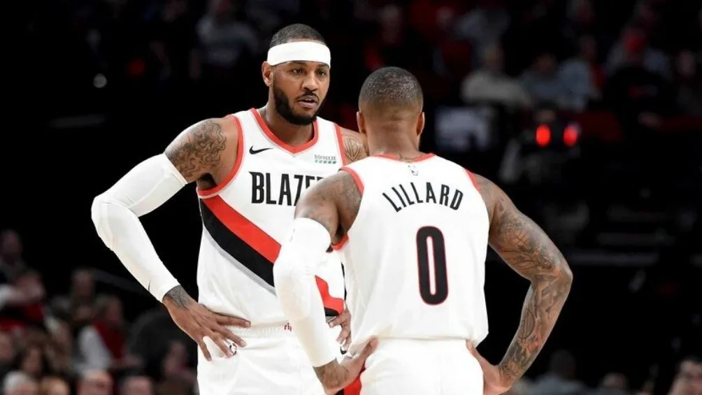 AP Anthony en un partido con su equipo