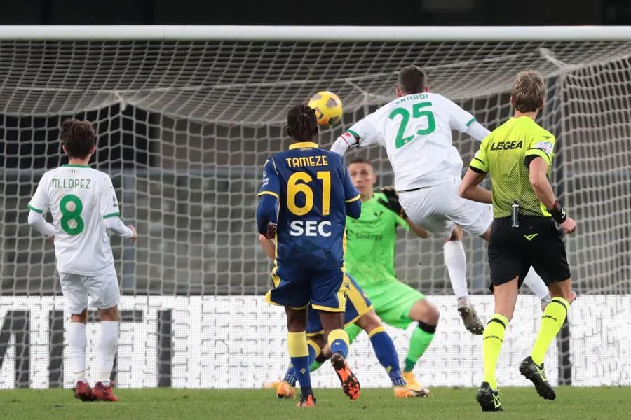 Domenico Berardi en acción con Sassuolo