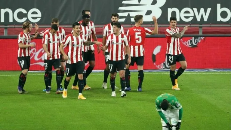 El Betis cayó de visita ante el Athletic