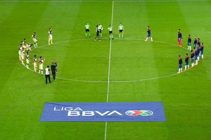 Ceremonia previa al partido