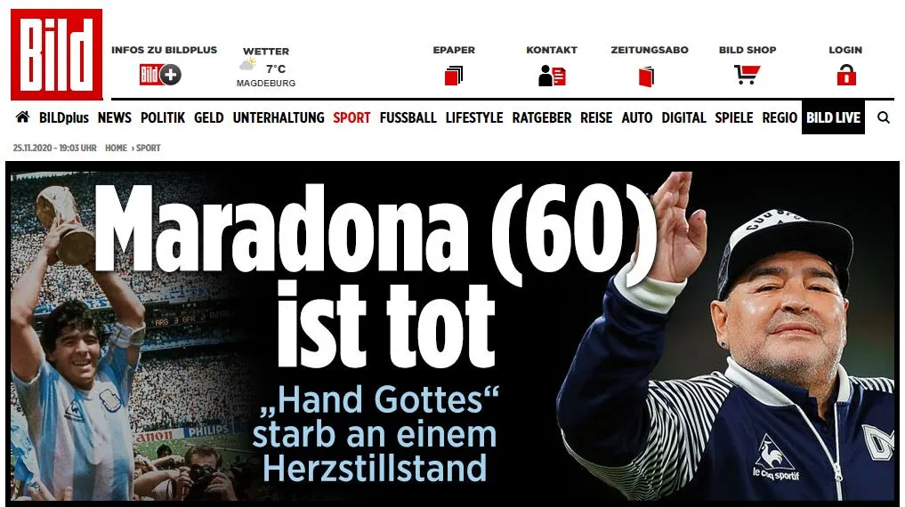 BILD Portada digital