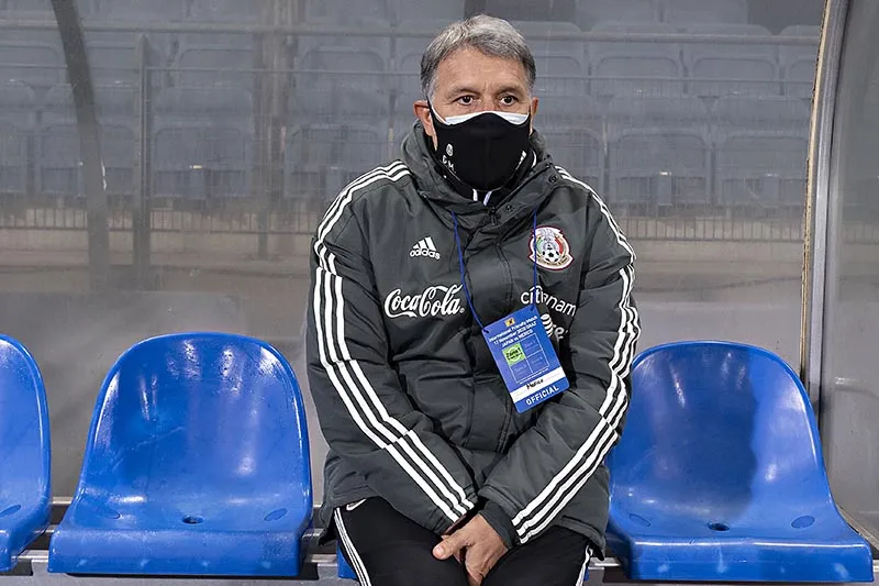 Tata Martino en la banca de la Selección Mexicana