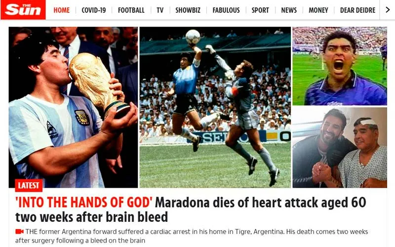 THE SUN Portada digital