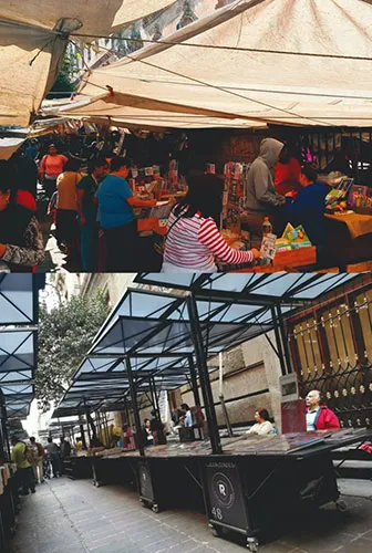 CALLEJÓN CONDESA El contraste tras la rehabilitación del espacio