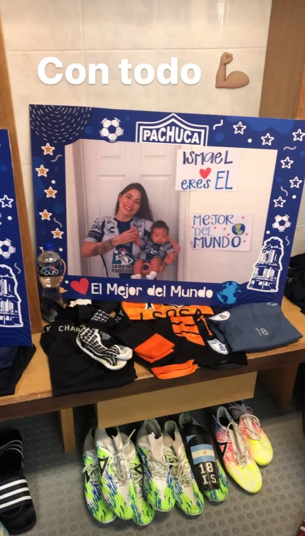 INSTAGRAM @ismasosa18 La familia de Ismael Sosa le dejó una sorpresa al jugador argentino
