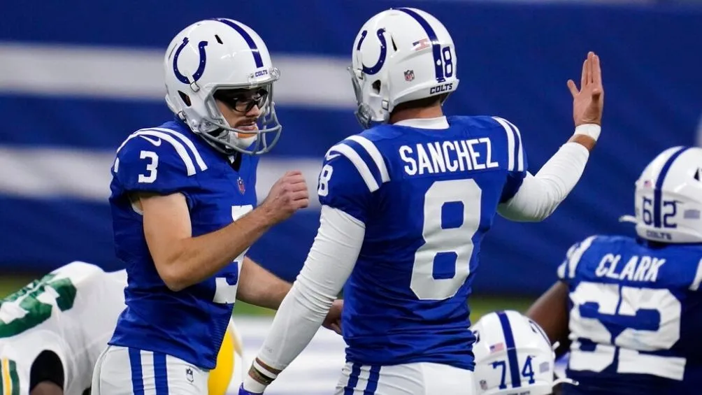 AP Sánchez en un partido de los Colts
