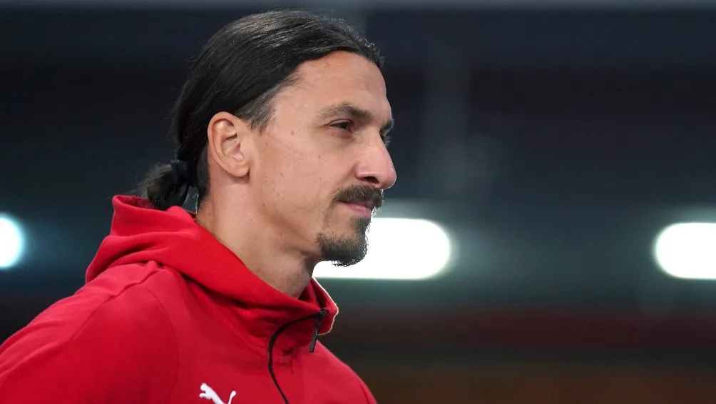 Zlatan Ibrahimovic previo a un partido