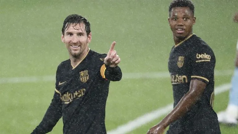 EFE Messi celebra una anotación con Barcelona