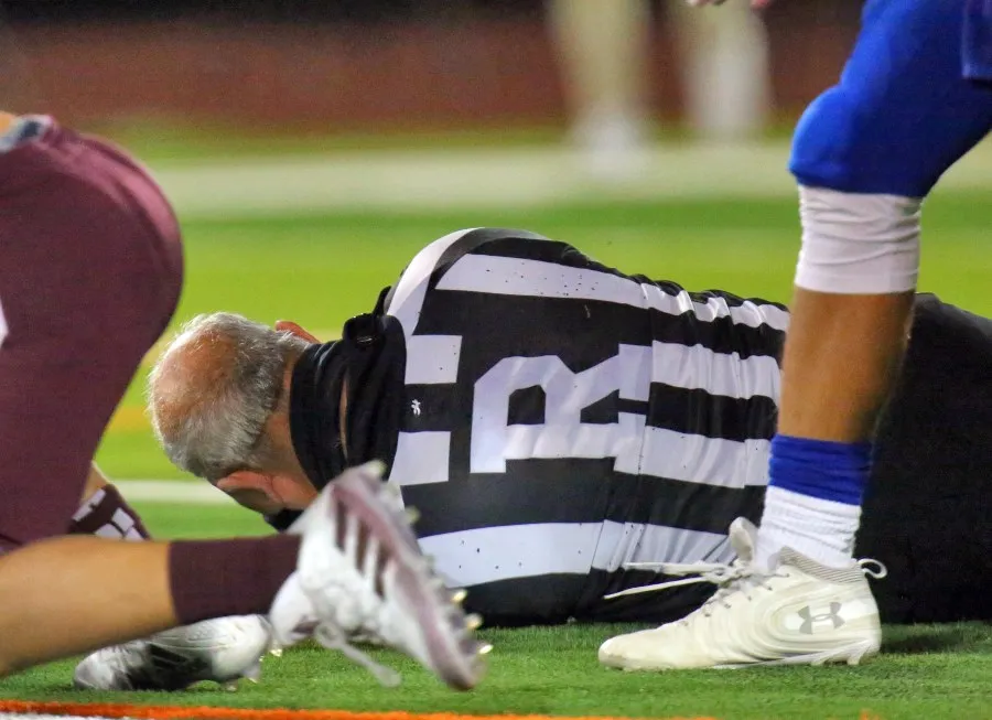 AP Fred García luego de ser agredido