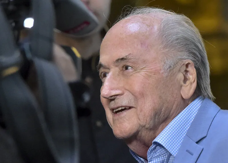 AP Blatter en una presentación