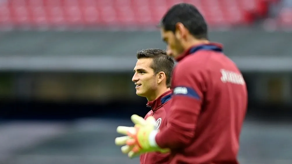 Sebastián Jurado y Corona en un calentamiento