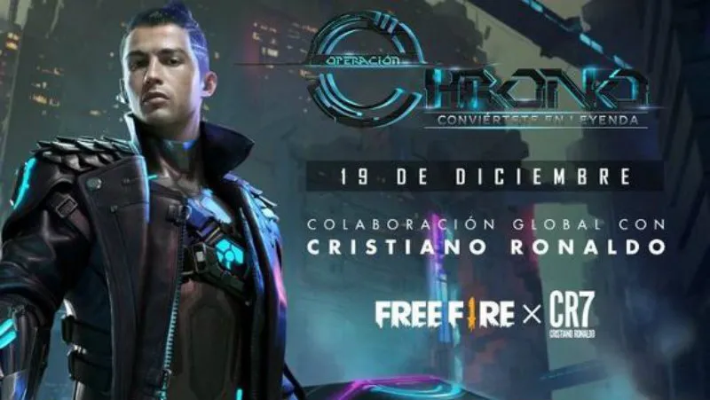 El personaje de Cristiano en FreeFire