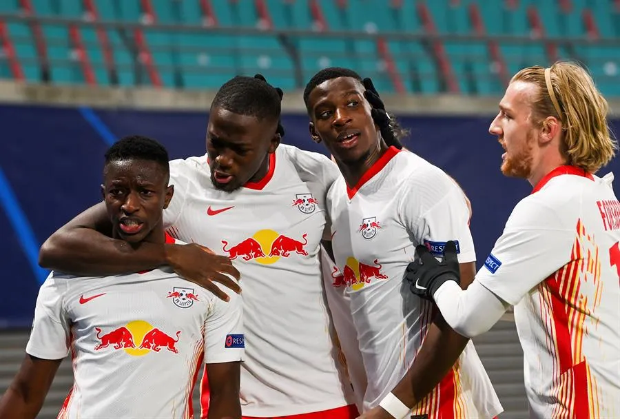 Haidara celebra gol ante los Reds Devils