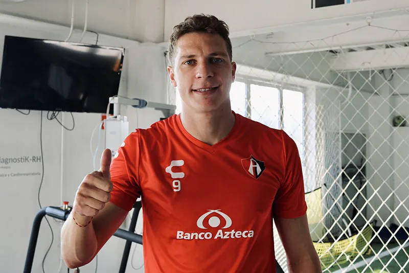 Julio Furch durante las pruebas físicas en Atlas