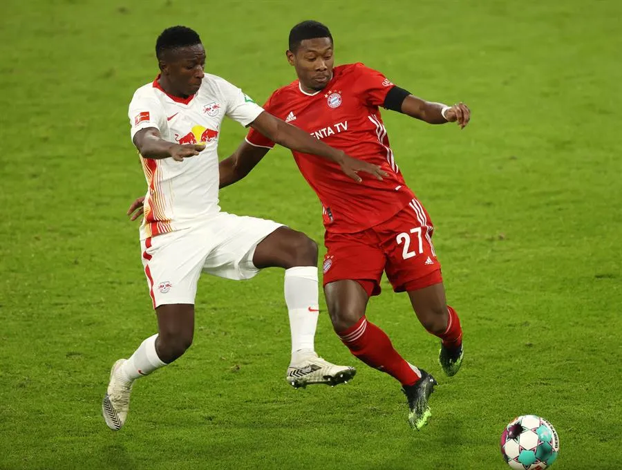 David Alaba en acción con Bayern Munich