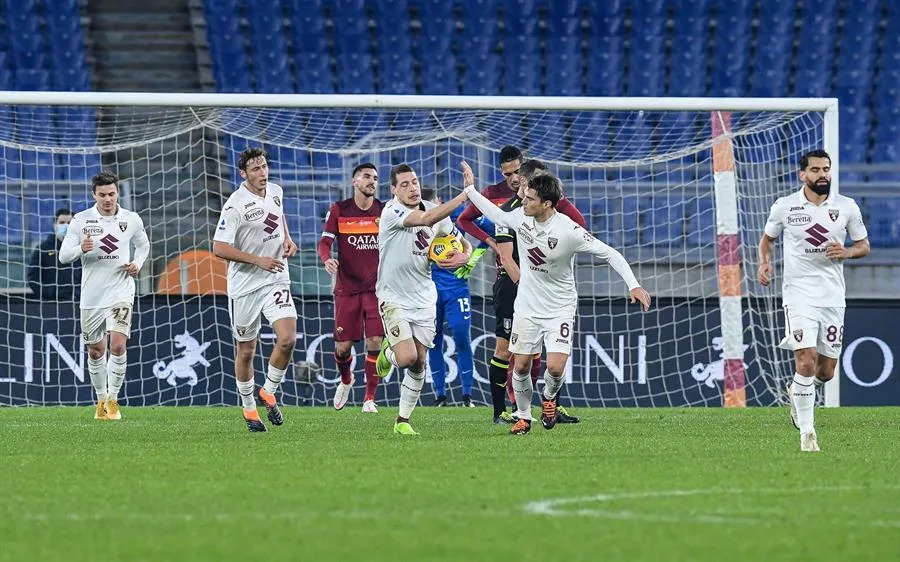 EFE Torino festeja un gol ante la Roma