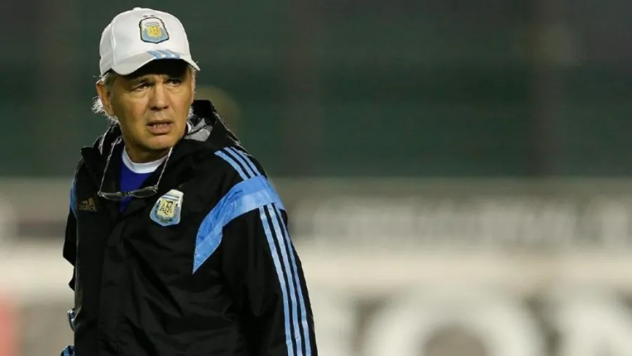 EFE Alejandro Sabella en un entrenamiento de Argentina