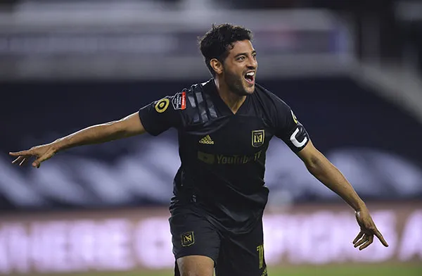 MEXSPORT Carlos Vela festeja uno de sus goles